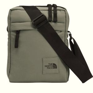 The Northface City Voyager  Crossbody Bag In Army Green OS
